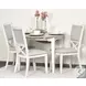 Island Haven Taupe 42" Round Drop Leaf Dining Table