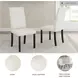Kimonte Ivory Upholstered Dining Side Chair Set of 2