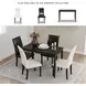 Kimonte Ivory Upholstered Dining Side Chair Set of 2