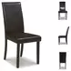 Kimonte Brown Upholstered Dining Side Chair Set of 2