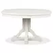 Willowbrook Egg Shell White 66" Extendable Oval Dining Table