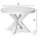 Bay Harbor Weathered White 45" Round Dining Table