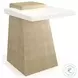 Plank Almond Milk Side Table