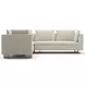 Altura Oatmeal 2 Piece Modular Small L Sectional with RAF Loveseat