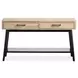 Craftsman Ridge Driftwood and Black Rectangular Sofa Table