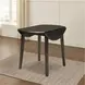 Hammis Dark brown Extendable Drop Leaf Round Dining Table