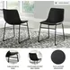 Centiar Black Dining Chair Set Of 2