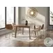 Crandox Toast And Gold Dining Chair