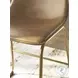 Crandox Toast And Gold Dining Chair