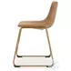 Crandox Toast And Gold Dining Chair