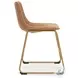 Crandox Toast And Gold Dining Chair