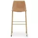 Crandox Toast And Gold Bar Stool