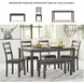 Bridson Gray 5 Piece Counter Height Dining Room Set