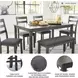 Bridson Gray 6 Piece Rectangular Dining Room Set
