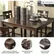 Bennox Brown 5 Piece Counter Height Dining Room Set