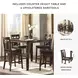 Bennox Brown 5 Piece Counter Height Dining Room Set