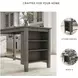 Caitbrook Gray Rectangular Counter Height Dining Table
