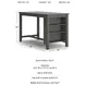 Caitbrook Gray Rectangular Counter Height Dining Table