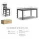 Caitbrook Gray 7 Piece Counter Height Dining set