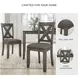 Caitbrook Gray 7 Piece Rectangular Dining Table Set