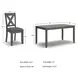 Caitbrook Gray 7 Piece Rectangular Dining Table Set
