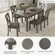 Caitbrook Gray 7 Piece Rectangular Dining Table Set