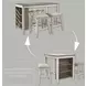 Skempton White And Light Brown Dining Chair Set Of 2