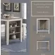 Skempton White And Light Brown 3 Piece Counter Height Dining Set