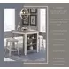 Skempton White And Light Brown 3 Piece Counter Height Dining Set