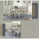 Skempton White and Light Brown 7 Piece Dining Room Set