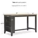 Gesthaven Natural And Brown Rectangular Counter Height Dining Table