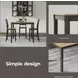 Gesthaven Natural And Brown 5 Piece Counter Height Dining Set