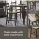 Gesthaven Natural And Brown 5 Piece Counter Height Dining Set