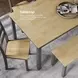 Gesthaven Natural And Brown 6 Piece Dining Set