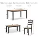 Gesthaven Natural And Brown 6 Piece Dining Set