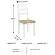 Gesthaven Natural And White Side Chair Set Of 2