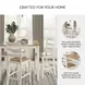 Gesthaven Natural And White 5 Piece Counter Height Dining Set