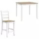 Gesthaven Natural And White 5 Piece Counter Height Dining Set