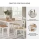Gesthaven Natural And White 6 Piece Dining Set