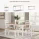 Gesthaven Natural And White 6 Piece Dining Set