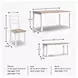 Gesthaven Natural And White 6 Piece Dining Set