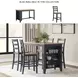 Gesthaven Natural And Blue Rectangular Counter Height Dining Table