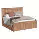 Oak Park Taupe King Captain's Storage Panel Bed
