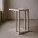 Glaze Bezel Rectangular Glass Top End Table