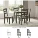 Gesthaven Natural And Green Counter Height Stool Set Of 2