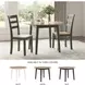 Gesthaven Natural And Green Drop Leaf Round Dining Table