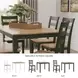Gesthaven Natural And Green 5 Piece Counter Height Dining Set