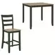 Gesthaven Natural And Green 5 Piece Counter Height Dining Set