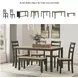 Gesthaven Natural And Green 6 Piece Dining Set
