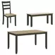 Gesthaven Natural And Green 6 Piece Dining Set